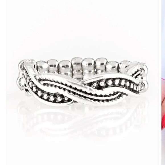 Textured Tango Elastic Ring NWT